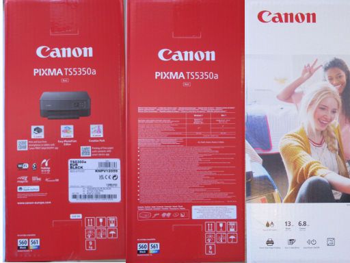 Media Markt®, Madrid, Spanien, Canon PIXMA TS5350a im August 2023 für 51,23 €