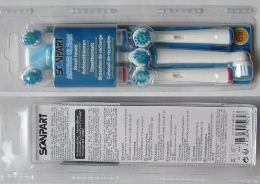 Media Markt®, Madrid, Spanien, Scanpart 6 Aufsteckbürsten für 9,– € im Dezember 2025