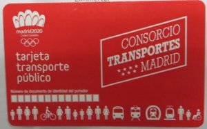 Metro, Madrid, Spanien, 7 Tage Fahrschein