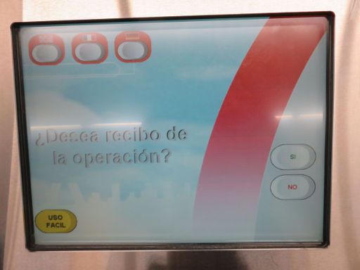 Tarjeta de Transporte Público MULTI, Metro, Madrid, Spanien, Auswahl Quittung