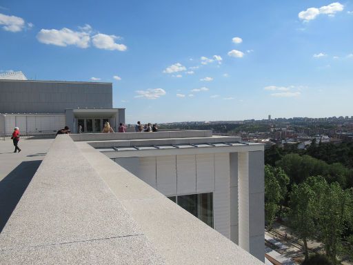 Mirador de la Cornisa del Palacio Real, Madrid, Spanien, Aussichtsterrasse