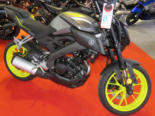 MotoMadrid 2018, Madrid, Spanien, Yamaha MT 125 ABS