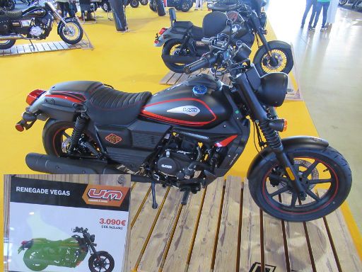 Motorama Madrid Salón Comercial de la Motocicleta 2021, Madrid, Spanien, UM Renegade Vegas