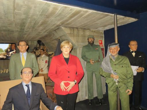 Museo de Cera, Madrid, Spanien, Angela Merkel und andere Staatsführer