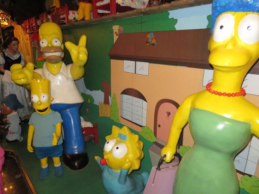 Museo de Cera, Madrid, Spanien, Die Simpsons