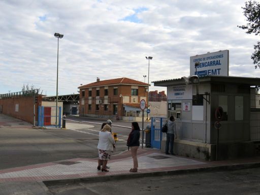 Museo EMT Madrid, Spanien, Eingang Süd Calle Mauricio Legendre Ecke Calle Manuel Caldeiro