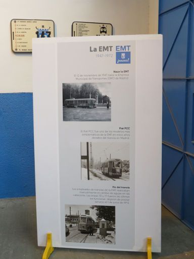 Museo EMT Madrid, Spanien, Straßenbahnen von 1947 bis 1972