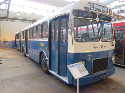 Museo EMT Madrid, Spanien, Pegaso 6035A Gelenkbus