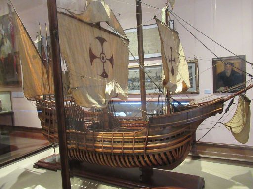 Museo Naval, Madrid, Spanien, Modell der Santa Maria