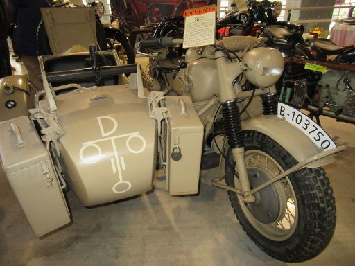 No sólo Militaria 2021, Madrid, Spanien, BMW R75 1941 – 1944