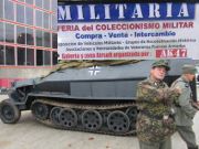 No sólo Militaria 2021, Madrid, Spanien, Casa de Campo – Schützenpanzerwagen Sd.Kfz. 251 Außengelände am Pabellón de Cristal