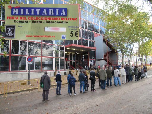 No sólo Militaria 2022, Madrid, Spanien, Eingang