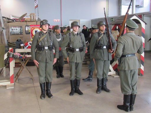 No sólo Militaria 2022, Madrid, Spanien, Rekonstruktion Soldaten Deutsche Wehrmacht