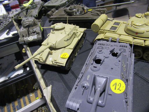 No sólo Militaria 2022, Madrid, Spanien, Modelle Panzerkampfwagen aus Kunstoff