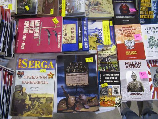 No sólo Militaria 2022, Madrid, Spanien, Bücher und Zeitschriften