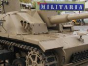 No sólo Militaria 2022, Madrid, Spanien, Casa de Campo – Panzerkampfwagen III Nachbau Außengelände am Pabellón de Cristal