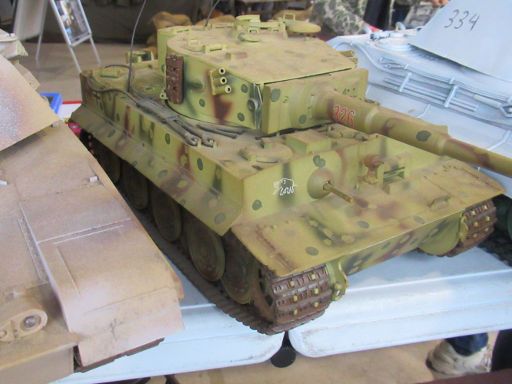 No sólo Militaria November 2023, Madrid, Spanien, Modell Panzerkampfwagen VI Tiger