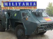 No sólo Militaria November 2023, Madrid, Spanien, Casa de Campo – SENASA Pegaso BLR 3545 Außengelände am Pabellón de Cristal