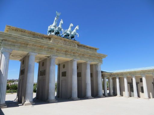 Parque Europa in Torrejón de Ardoz, Madrid, Spanien, Berlin Brandenburger Tor