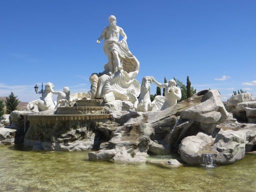 Parque Europa in Torrejón de Ardoz, Madrid, Spanien, Rom Trevi Brunnen