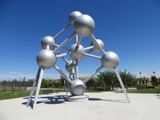 Parque Europa in Torrejón de Ardoz, Madrid, Spanien, Brüssel Atomium