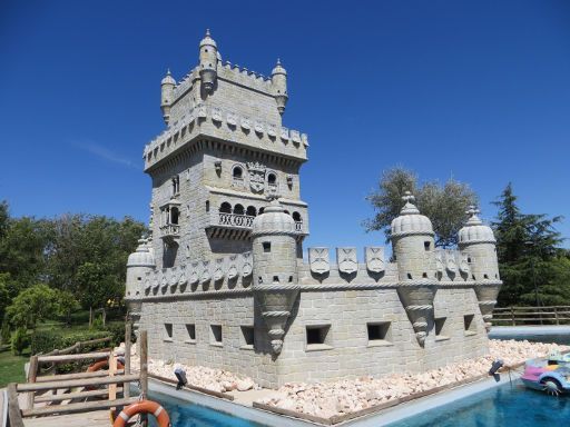 Parque Europa in Torrejón de Ardoz, Madrid, Spanien, Lissabon Turm von Belem