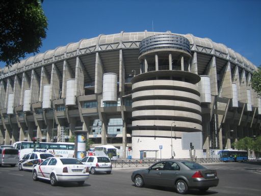 Stadion Santiago Bernabéu, Madrid, Spanien, Außenansicht