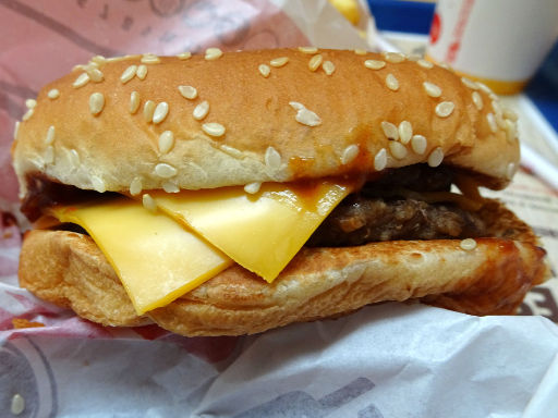 Madrid, Spanien, BURGER KING®, Doble Cheeseburger BBQ