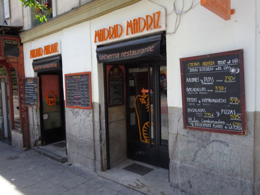 Madrid, Spanien, Madrid Madriz Taberna Restaurante in der Calle Fuencarral 85, 28004 Madrid