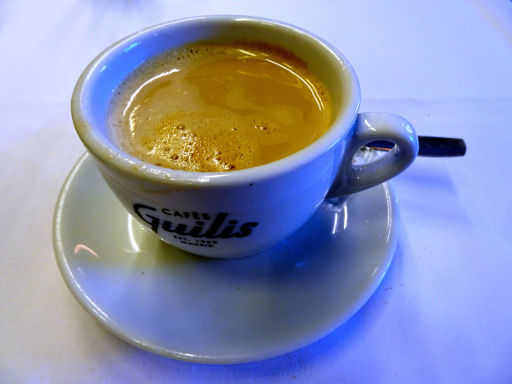 Madrid, Spanien, Madrid Madriz, Kaffee mit heißer Milch