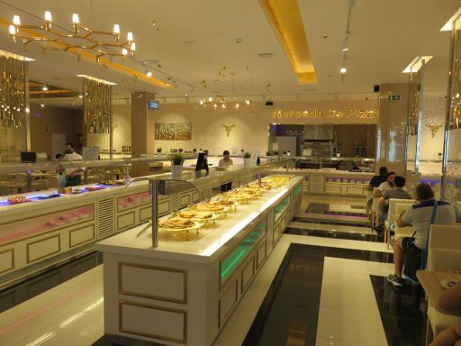 Restaurant Orient 2016, Madrid, Spanien, Mittagsbuffet