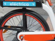 RideMovi, eBike Sharing, Madrid, Spanien, Akku und Ladefläche mit maximal 5 kg