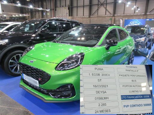 24. Salón del Vehículo de Ocasión y Semínuevo 2021, Madrid, Ford Puma Eco ST