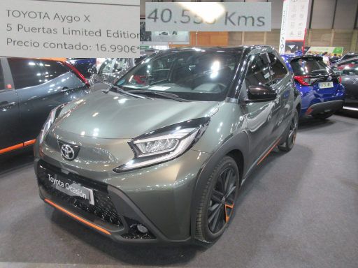 Salón del Vehículo de Ocasión y Seminuevo 2025, Madrid, Spanien, Toyota Aygo X