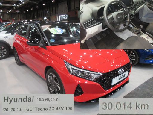 Salón del Vehículo de Ocasión y Seminuevo 2025, Madrid, Spanien, Hyundai i20 1.0 TGDI Hybrid