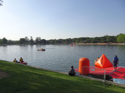 Santander Triatlón del Madrid 2019, Madrid, Spanien, See im Casa de Campo