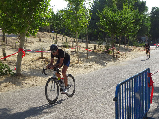 Santander Triatlón del Madrid 2019, Madrid, Spanien, Radfahren