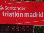 Santander Triatlón del Madrid 2019, Madrid, Spanien, Ziel