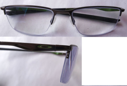 Soloptical®, Madrid, Spanien, OAKLEY® Modell OX 3218-0254 Ansicht von vorne und Seite