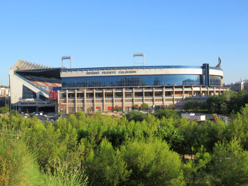 Stadion Vicente Calderón, Madrid, Spanien, Außenansicht