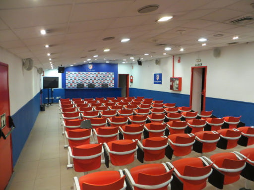 Stadion Vicente Calderón, Madrid, Spanien, Pressekonferenzraum