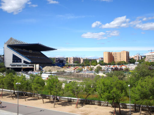 Stadion Vicente Calderón, Madrid, Spanien, Abbrucharbeiten Stand Ende September 2019