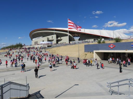 Stadion Wanda® Metropolitano, Madrid, Spanien, Außenansicht