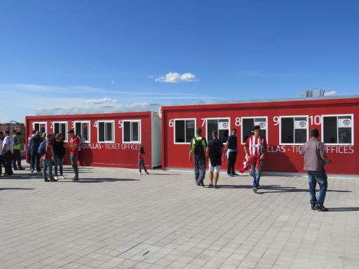 Stadion Wanda® Metropolitano, Madrid, Spanien, Kasse / Eintrittskarten