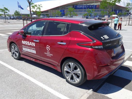 Stadion Wanda® Metropolitano, Madrid, UEFA Champions League® 2019 Nissan LEAF