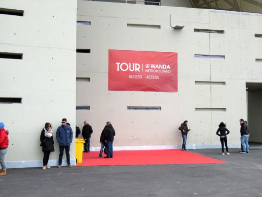 Stadion Wanda® Metropolitano, Führung und Besichtigung, Madrid, Spanien, Eingang zur Führung und Besichtigung am Tor 3