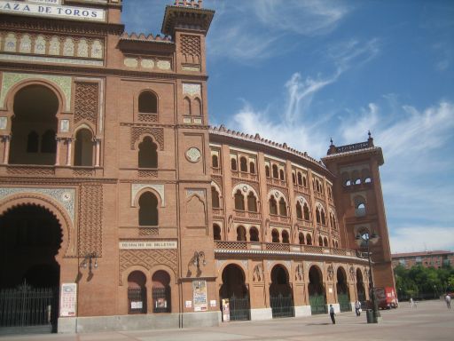 Stierkampfarena Plaza de Toros de las Ventas, Madrid, Spanien, Außenansicht