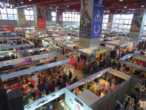 Stock! Feria Outlet Madrid 2019, Madrid, Spanien, Überblick Pabellón de Cristal