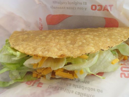 Taco Bell®, Madrid, Spanien, Taco mit Fleischfüllung