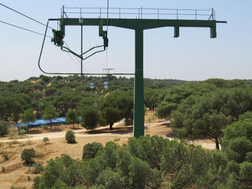 Teleférico, Madrid, Spanien, Ausblick auf den Park Casa de Campo